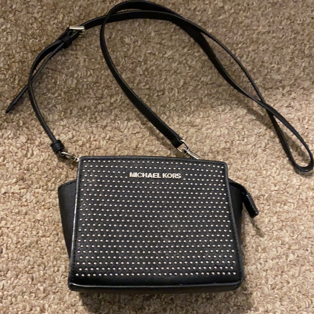 Michael kors black cross body bag